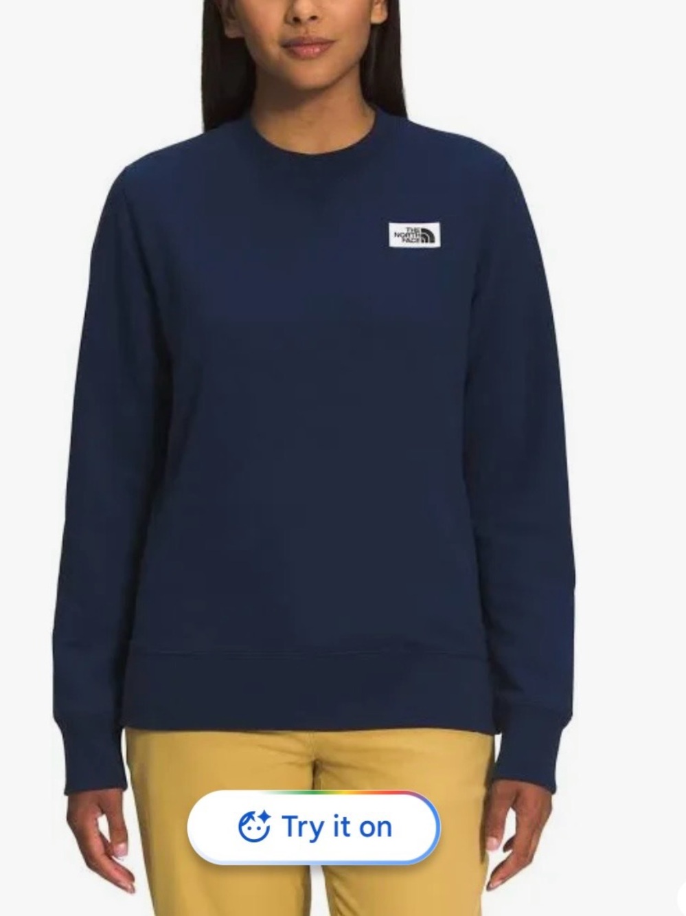 The North Face Women's Crew Sweatshirt - Navy Blue